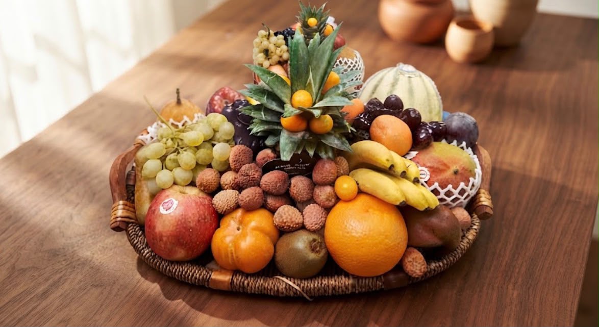 Cesto di frutta personalizzato